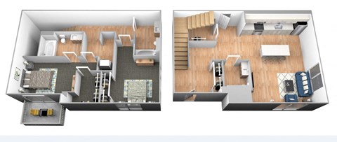 St croix floor plan at Shakopee Flats, Shakopee, Minnesota